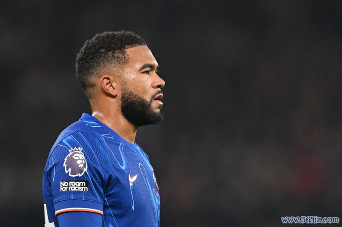 MANCHESTER, ENGLAND - NOVEMBER 03: Reece James of Chelsea looks on during the Premier League match between Manchester United FC and Chelsea FC at Old Trafford on November 03, 2024 in Manchester, England. (Photo by Michael Regan/Getty Images)